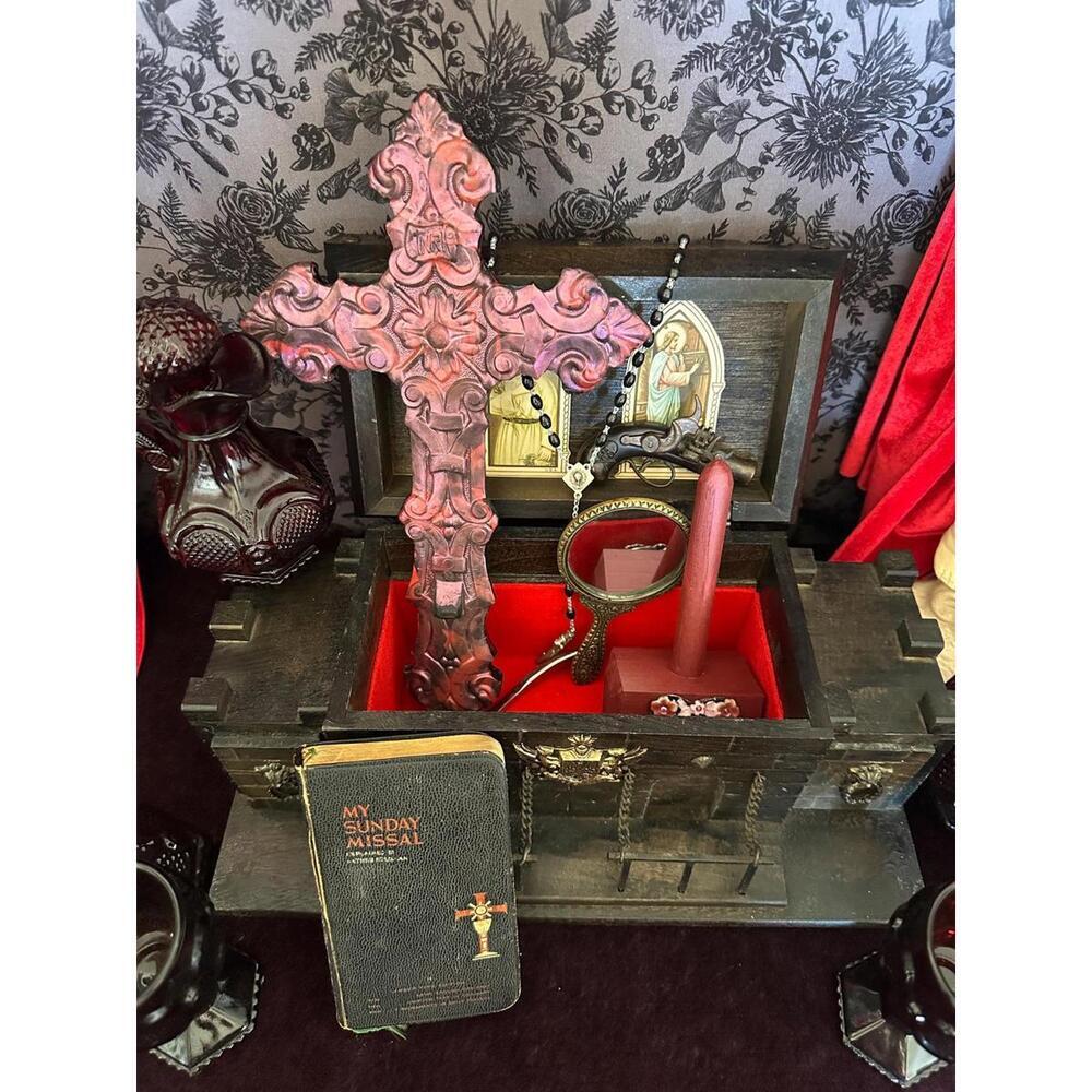 Vampire Slayer Kit Treasure Box Medieval Dark Academia Goth Castle Dracula